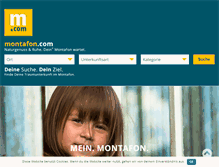 Tablet Screenshot of montafon.com